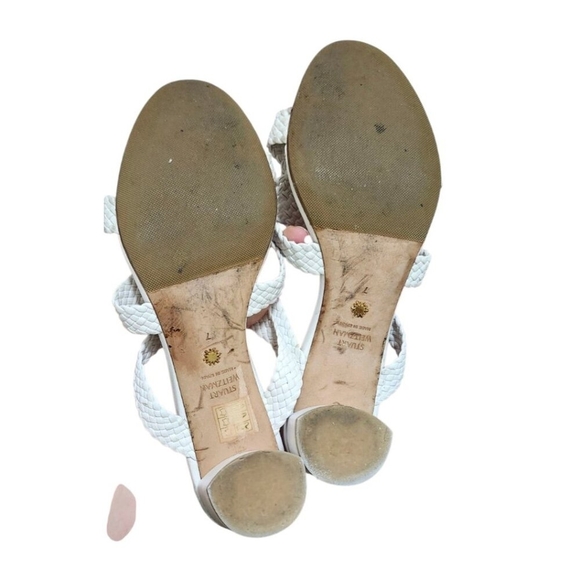 STUART WEITZMAN Woven Padded sandals size 7 - Picture 8 of 11